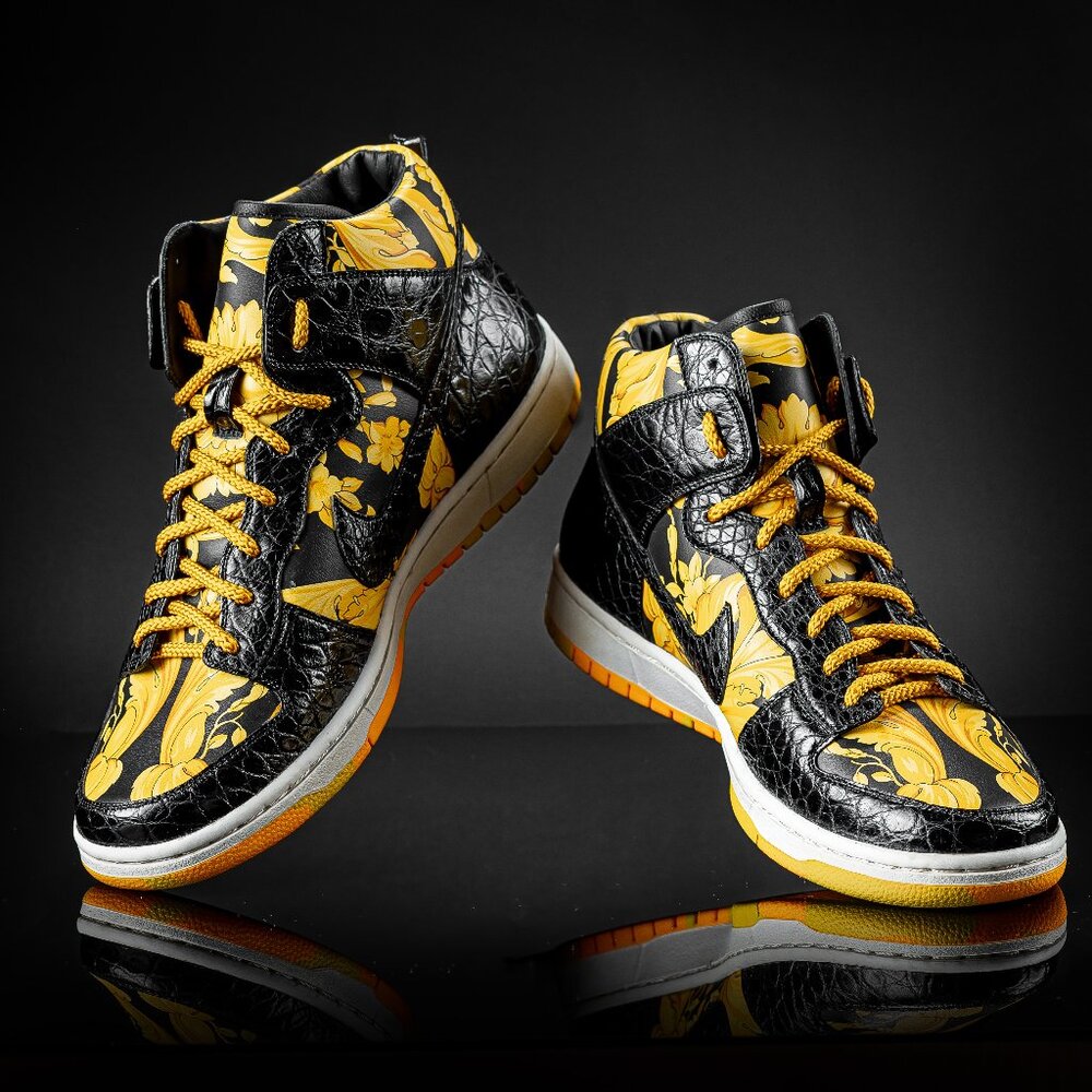 NikeDunk Custom with Genuine Alligator Skin size 10 - 28 cm on the insole ! - Picture 6 of 16